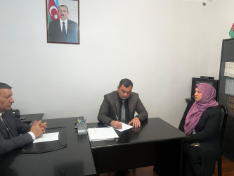 Nərimanov rayonu Bakuvi-20 ünvanında yaşayan Xocalı rayon sakinlərinin səyyar görüş-qəbulu keçirilmişdir