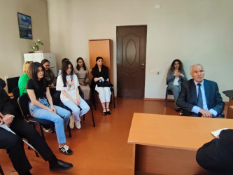 Zaqatala rayonunda müvəqqəti olaraq yaşayan Xocalı rayon sakinlərinin səyyar görüş-qəbulu keçirilmişdir