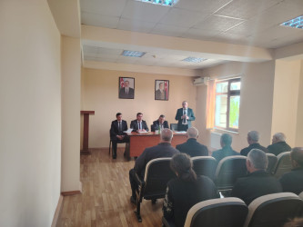 Bərdə rayonunda müvəqqəti məskunlaşmış Xocalı rayon sakinlərinin səyyar görüş-qəbulu keçirilmişdir.