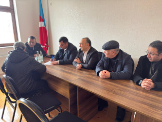 Sabunçu rayonu Ramana qəsəbəsində yaşayan Xocalı rayon sakinlərinin səyyar görüş-qəbulu keçirilmişdir