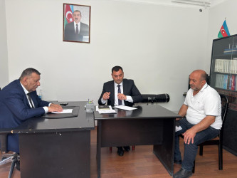 Bakı şəhəri Nərimanov rayonunda  müvəqqəti olaraq yaşayan Xocalı rayon sakinlərinin səyyar görüş-qəbulu keçirilmişdir