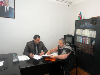 Nərimanov rayonu Bakuvi-20 ünvanında yaşayan Xocalı rayon sakinlərinin səyyar görüş-qəbulu keçirilmişdir