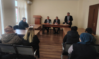 Tərtər rayonu Şıxarx qəsəbəsində yaşayan Xocalı rayon sakinlərinin səyyar görüş-qəbulu keçirilmişdir