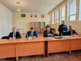 Gəncə şəhərində müvəqqəti olaraq yaşayan Xocalı rayon sakinlərinin səyyar görüş-qəbulu keçirilmişdir