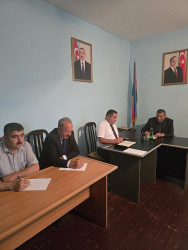 Goranboy rayonunun Meşəli qəsəbəsində müvəqqəti məskunlaşmış Xocalı rayon sakinlərinin səyyar görüş-qəbulu keçirilmişdir