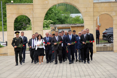 Xocalılar Ümummilli Lider Heydər Əliyevin xatirəsini böyük ehtiramla yad etdilər