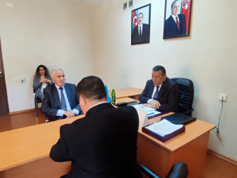 Zaqatala rayonunda müvəqqəti olaraq yaşayan Xocalı rayon sakinlərinin səyyar görüş-qəbulu keçirilmişdir