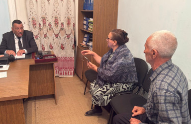 Sabunçu rayonunda müvəqqəti olaraq yaşayan Xocalı rayon sakinlərinin səyyar görüş-qəbulu keçirilmişdir