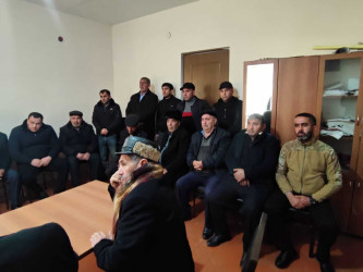 Ağdam rayonu Quzanlı qəsəbəsində yaşayan Xocalı rayon sakinlərinin səyyar görüş-qəbulu keçirilmişdir