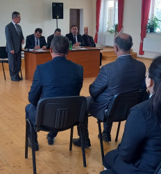 Gəncə şəhəri Yeni qəsəbə-2-də müvəqqəti olaraq yaşayan Xocalı rayon sakinlərinin səyyar görüş-qəbulu keçirilmişdir