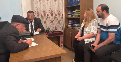 Sabunçu rayonunda müvəqqəti olaraq yaşayan Xocalı rayon sakinlərinin səyyar görüş-qəbulu keçirilmişdir