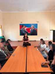 “Konstitusiya və Suverenlik İli” çərçivəsində şəhid ailələri, qazilər və müharibə iştirakçıları ilə görüş keçirildi