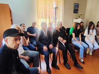 Zaqatala rayonunda müvəqqəti olaraq yaşayan Xocalı rayon sakinlərinin səyyar görüş-qəbulu keçirilmişdir