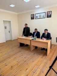 Bakı şəhəri Sabunçu rayonunda müvəqqəti məskunlaşmış Xocalı rayon sakinlərinin səyyar görüş-qəbulu keçirilmişdir.