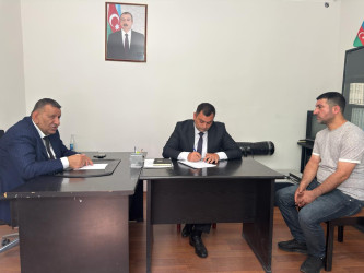 Bakı şəhəri Nərimanov rayonunda  müvəqqəti olaraq yaşayan Xocalı rayon sakinlərinin səyyar görüş-qəbulu keçirilmişdir