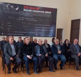 Gəncə şəhəri Yeni qəsəbə-2-də müvəqqəti olaraq yaşayan Xocalı rayon sakinlərinin səyyar görüş-qəbulu keçirilmişdir