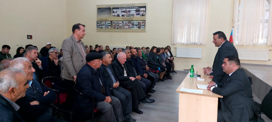 Sabunçu rayonu Ramana qəsəbəsində müvəqqəti məskunlaşmış Xocalı rayon sakinlərinin növbəti səyyar-görüş qəbulu keçirilmişdir.