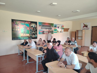 Ağcabədi rayonunda müvəqqəti məskunlaşmış Xocalı rayon sakinlərinin səyyar görüş-qəbulu keçirilmişdir