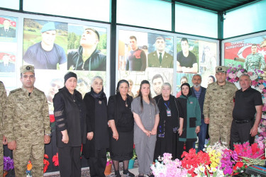 Şəhidin doğum günündə məzarı və ailəsi ziyarət olundu