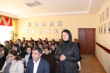 “Təhlükəsiz ailə güclü cəmiyyət deməkdir” mövzusunda maarifləndirici tədbir keçirilmişdir