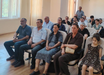 Bərdə rayonunda  müvəqqəti olaraq yaşayan Xocalı rayon sakinlərinin səyyar görüş-qəbulu keçirilmişdir