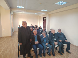 Bərdə rayonunda müvəqqəti məskunlaşmış Xocalı rayon sakinlərinin səyyar görüş-qəbulu keçirilmişdir.
