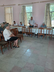 Mingəçevir şəhəri Yeni həyat qəsəbəsində müvəqqəti məskunlaşmış Xocalı rayon sakinlərinin səyyar görüş-qəbulu keçirilmişdir