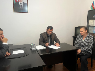 Nərimanov rayonu Bakuvi-20 ünvanında yaşayan Xocalı rayon sakinlərinin səyyar görüş-qəbulu keçirilmişdir