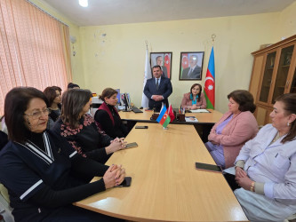 "Uşaqların doğulanadək cins seçiminin qarşısının alınması" mövzusunda maarifləndirici tədbir keçirilmişdir.
