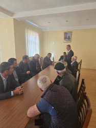 Yevlax şəhərində yaşayan Xocalı rayon sakinlərinin səyyar görüş-qəbulu keçirilmişdir