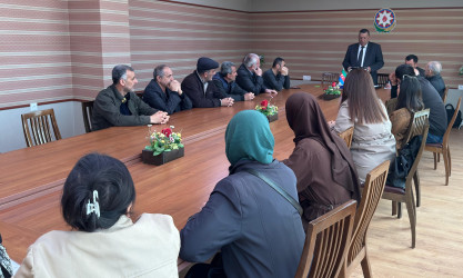 Bakı şəhəri Xəzər rayonunda müvəqqəti olaraq yaşayan Xocalı rayon sakinlərinin səyyar görüş-qəbulu keçirilmişdir