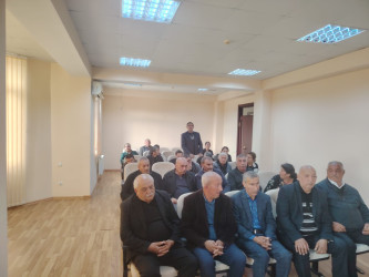 Bərdə rayonunda müvəqqəti məskunlaşmış Xocalı rayon sakinlərinin səyyar görüş-qəbulu keçirilmişdir.