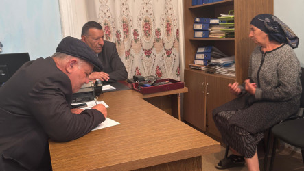 Sabunçu rayonunda müvəqqəti olaraq yaşayan Xocalı rayon sakinlərinin səyyar görüş-qəbulu keçirilmişdir