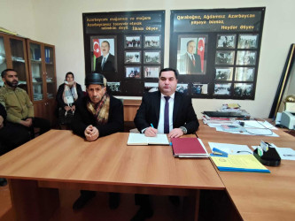 Ağdam rayonu Quzanlı qəsəbəsində yaşayan Xocalı rayon sakinlərinin səyyar görüş-qəbulu keçirilmişdir