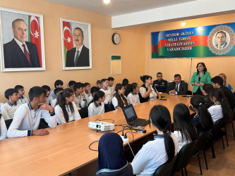 “Narkomanlığa və narkotik vasitələrin qanunsuz dövriyyəsinə qarşı mübarizə”, "Erkən nikah və onun fəsadları", “Məişət zorakılığına qarşı mübarizə” mövzularında silsilə maarifləndirici tədbirlər davam edir
