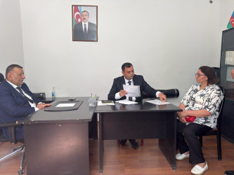 Bakı şəhəri Nərimanov rayonunda  müvəqqəti olaraq yaşayan Xocalı rayon sakinlərinin səyyar görüş-qəbulu keçirilmişdir