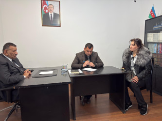 Bakı şəhərində yaşayan Xocalı rayon sakinlərinin səyyar görüş-qəbulu keçirilmişdir