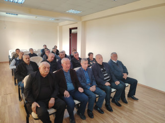 Bərdə rayonunda müvəqqəti məskunlaşmış Xocalı rayon sakinlərinin səyyar görüş-qəbulu keçirilmişdir.