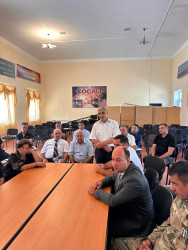 “Konstitusiya və Suverenlik İli” çərçivəsində şəhid ailələri, qazilər və müharibə iştirakçıları ilə görüş keçirildi