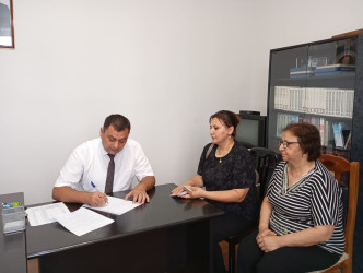 Nərimanov rayonunda yaşayan Xocalı rayon sakinlərinin səyyar görüş-qəbulu keçirilmişdir