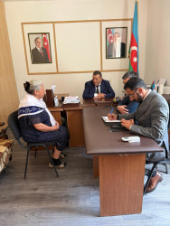 Sabunçu rayonunda müvəqqəti məskunlaşmış Xocalı rayon sakinlərinin səyyar görüş-qəbulu keçirilmişdir.