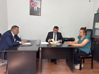 Bakı şəhəri Nərimanov rayonunda  müvəqqəti olaraq yaşayan Xocalı rayon sakinlərinin səyyar görüş-qəbulu keçirilmişdir