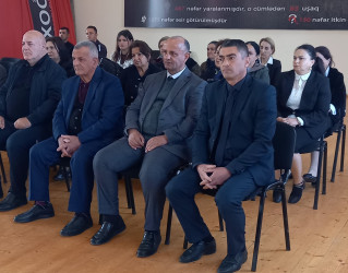 Gəncə şəhəri Yeni qəsəbə-2-də müvəqqəti olaraq yaşayan Xocalı rayon sakinlərinin səyyar görüş-qəbulu keçirilmişdir