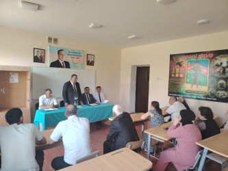 Ağcabədi rayonunda müvəqqəti məskunlaşmış Xocalı rayon sakinlərinin səyyar görüş-qəbulu keçirilmişdir