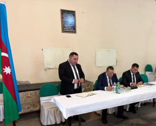 Abşeron rayonunda müvəqqəti olaraq məskunlaşmış Xocalı rayon sakinlərinin səyyar görüş-qəbulu keçirilmişdir