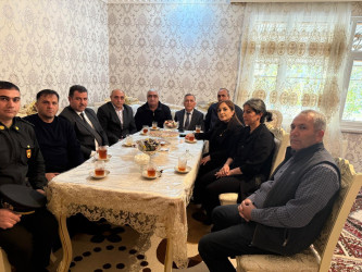 Şəhid ailələri ziyarət olundu