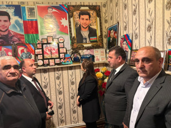 Şəhid ailələri ziyarət olundu