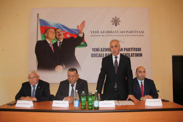 Yeni Azərbaycan Partiyası Xocalı rayon təşkilatının XI konfransı keçirilib