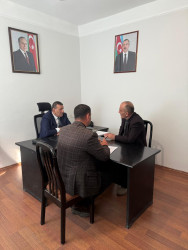 Bakı şəhərində müvəqqəti məskunlaşmış Xocalı rayon sakinlərinin səyyar görüş-qəbulu keçirilmişdir.
