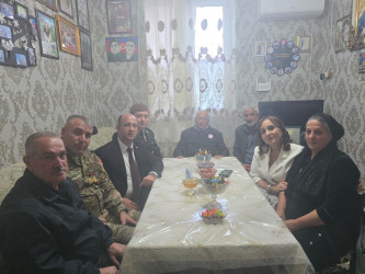 Şəhid ailələri ziyarət olundu